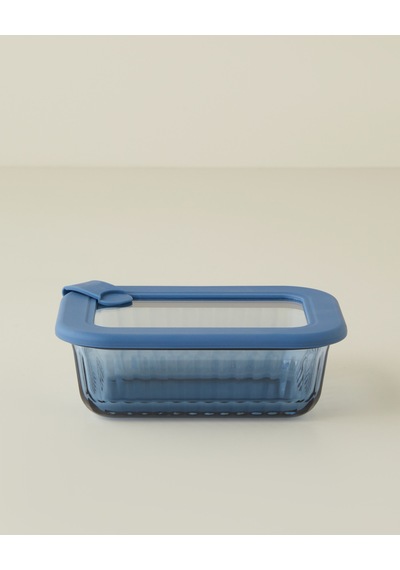 English Home Aqua Cam Saklama Kabı 1050 Ml Lacivert