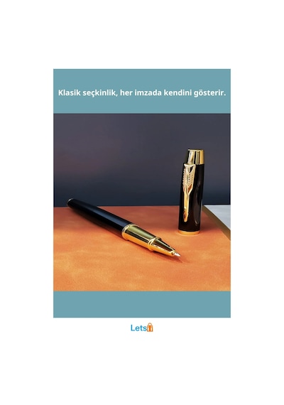 Metal Siyah Roller Tükenmez Kalem Şık Ve Dayanıklı Çok Renkli