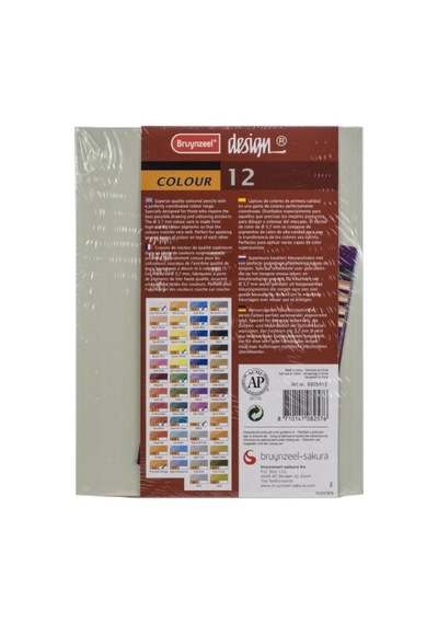 Bruynzeel Design Seri Sanatsal Kuru Boya Kalem Seti 12li Lüx Kutu B8805h12 Diğer