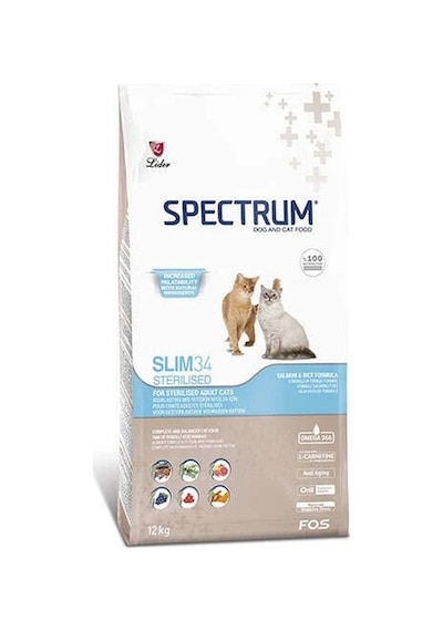 Slim 34 Kısırlaştırılmış Yetişkin Kedi Maması 12 KG