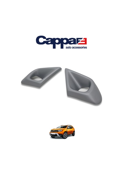 Cappafe Dacia Duster Sis Farı Çerçevesi Gri 2018