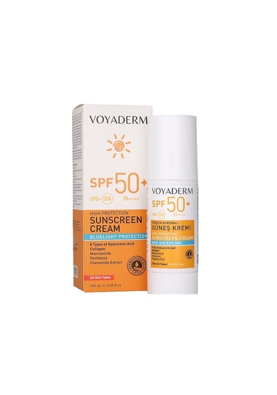 Voyaderm Yüksek Korumalı Güneş Koruyucu Krem SPF50+ 100 ML