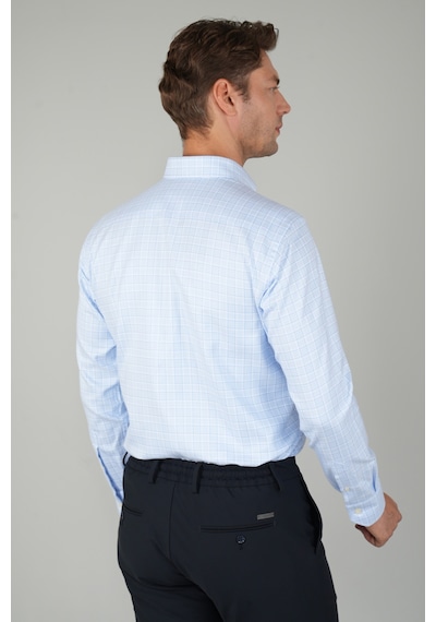 Bisse Erkek Uzun Kollu Regular Fit Pamuk Açık Mavi Gömlek Gmeks252064 33 A.mavi