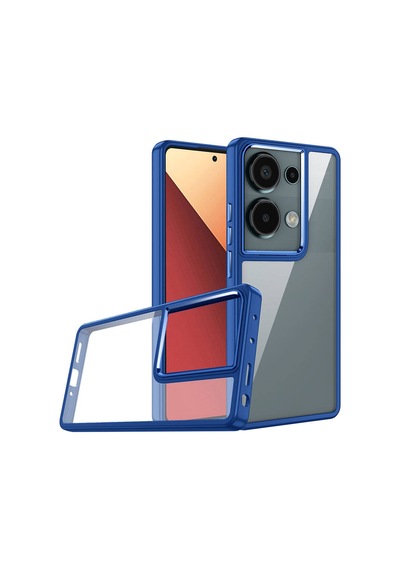 Xiaomi Redmi Note 13 Pro 4g Kılıf Zore Flora Kapak Mavi