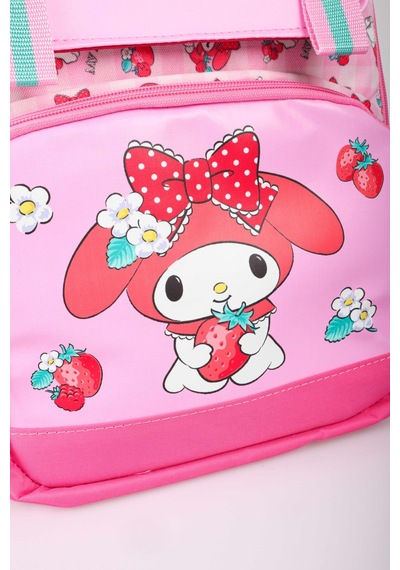 X Dekomus Lisanslı My Melody Yeni Sezon Sweet Berry Collection Büyük Boy Okul Çantası Açık Gri