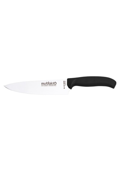 Mutfak10 Silver Seri Şef Bıçağı 21 Cm 34097-26161 Siyah