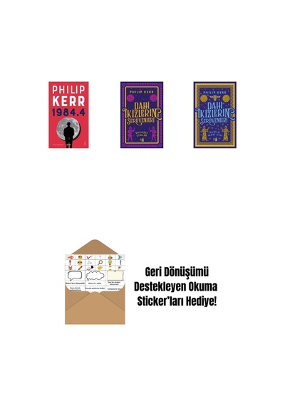 1984.4 + Dahi İkizlerin Serüvenleri - Savaşçı Cinler + Dahi İkizlerin Serüvenleri - Babilli Mavi Cin + Okuma Sticker'ları