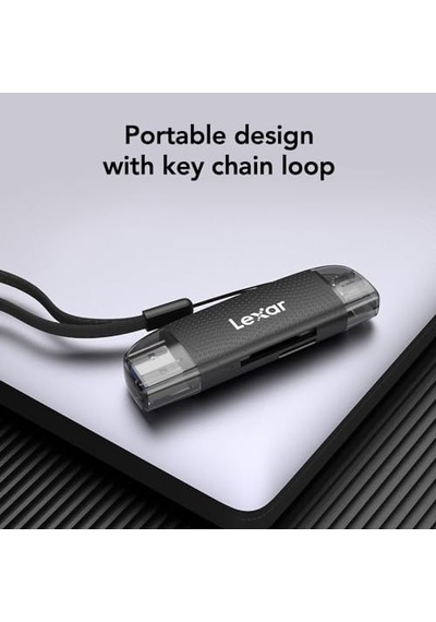 Çift Yuvalı Usb-a/c Okuyucu, 205mb/s'ye Kadar Aktarım Hızı, Sd Ve Microsd Kartları Lrw310x-bnbng Katkı Sağlar