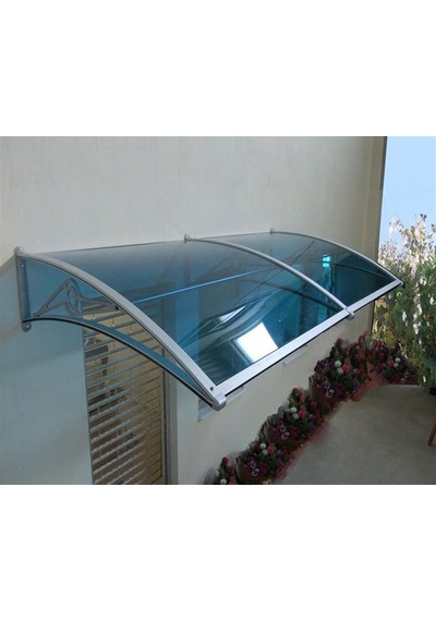 Tf Prolüx Seri 15.15 Alüminyum Ayaklı Sundurma 150 X 150 Mavi 4 Mm Solid Levha