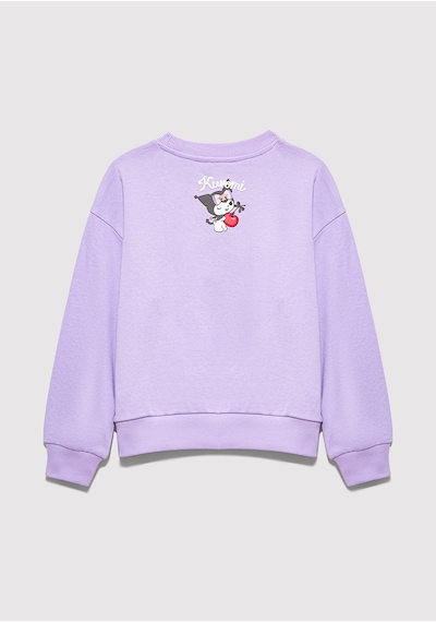 Mavi - Kuromi Baskılı Mor Sweatshirt 7s10183-70519 Mor