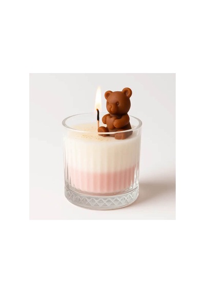 Kalp Tutan Ayı Silikon Kalıbı - 3 Cm