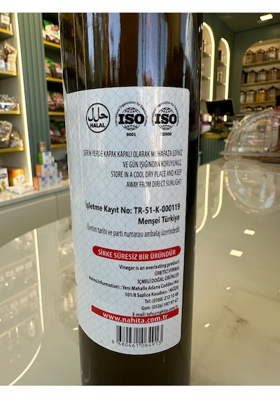 Sazlıca Sandaloz Sakızlı Elma Sirkesi 500 Ml
