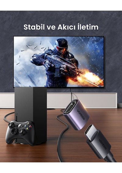 Ugreen Alüminyum 8k 60hz Dişi To Dişi V2.1 Hdmı Uzatma Birleştirme Aparatı, 90592