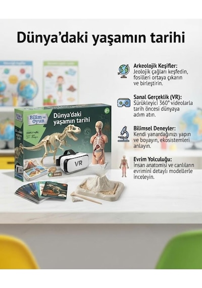 Clementoni Bilim Ve Oyun Dünyadaki Yaşamın Tarihi 64839