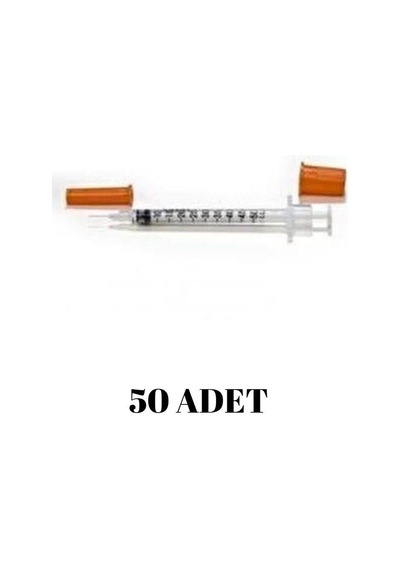 BERİKA - 0.5ML SÜPER İNSÜLİN TURUNCU 30G X 8MM - 50 ADET