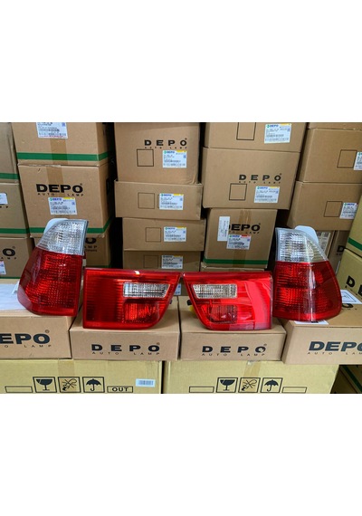 Bmw X5 E53 2000-2007 Arası Depo Stop Lambası 4'lü Komple Takım 63217164475 / 63217164476