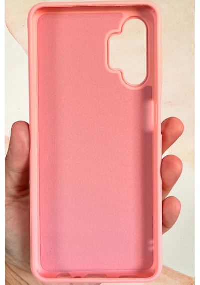 Samsung Galaxy A13 / A23 4g Yıldız Tozu Premium Pembe Silikon Kılıf