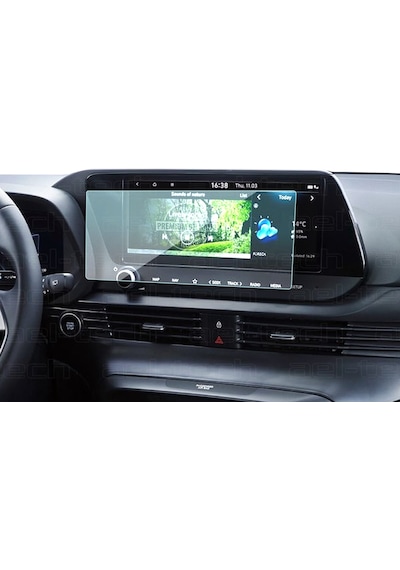 Hyundai İ20 Elite 2024-2025 Uyumlu 10,25 İnç Navigasyon 9h Nano Ekran Koruyucu