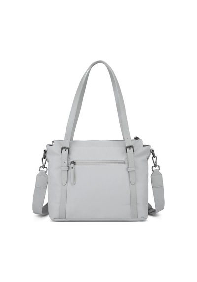 Smart Bags Twill Dimi Kumaş Kadın Omuz Çantası 3329 Gri