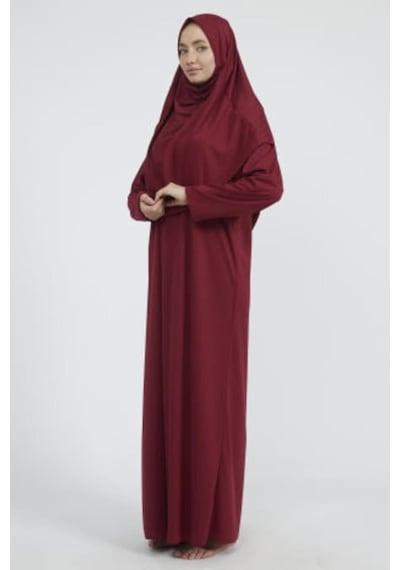 Bav Butik Ayvitrin Kadın Tesettür Tek Parça Namaz Elbisesi Bordo Bordo Bav Butik Ayvitrin Kadın Tesettür Tek Parça Namaz Elbisesi Bordo Bordo