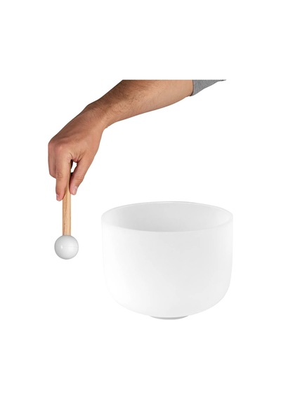 Sela 25cm Buzlu Kristal Tibet Kasesi 440hz Sol Secf10g