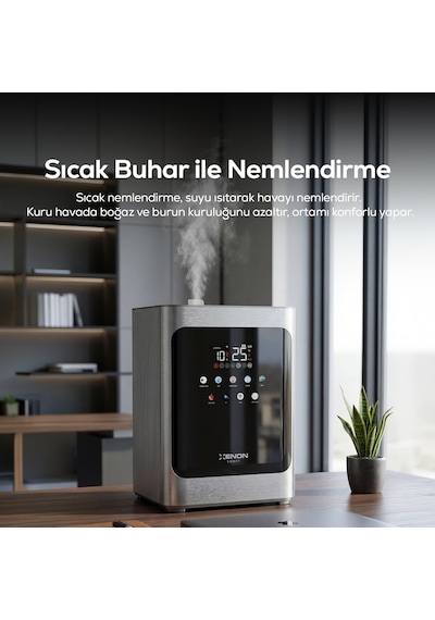 Xenon Smart Akıllı Hava Nemlendirici Pure Sıcak & Soğuk Buhar, 4.8l, Uv + Plazma, Wi-fi, 38db Sessiz X7452
