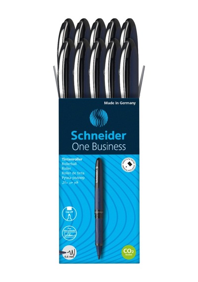 10 Adet One Business Roller Kalem 0.6 Mm Siyah - 896381696 Siyah