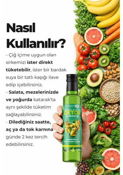 Collagen Life Limon Sarımsak Maydonoz - Detox Mix Up - Ananas Sirkesi Fırsat Seti