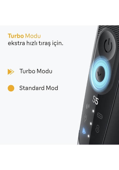 Braun Series 5 Elektrikli Tıraş Makinesi, Islak Ve Kuru, 52-b1000s 1 Saat