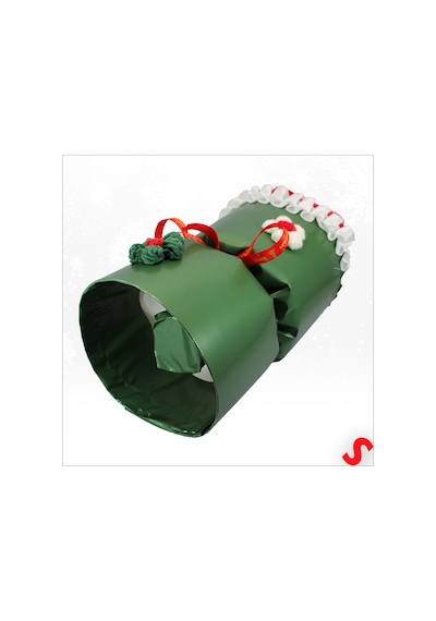 Pelüş Ayıcıklı Kokinalı Çantalı 35cm Yılbaşı Buketi - Yeşil