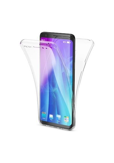 Teknomoda Samsung Uyumlu Galaxy S9 Plus 360 Derece Kilif Kristal Silikon Ön Arka 396697485