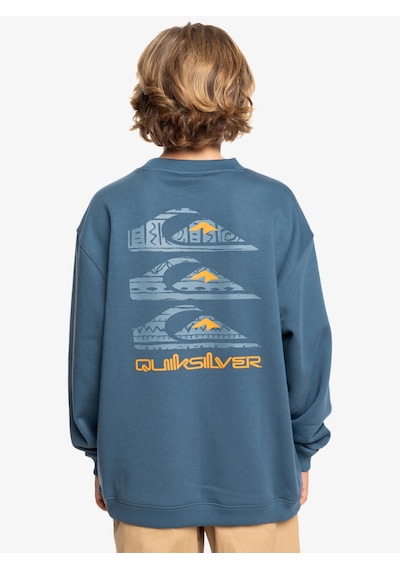 Quiksilver Eqbft03908-18314 Screen Crew Erkek Çocuk Sweatshirt Renkli Çok Renkli