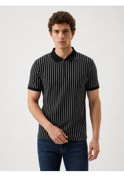 LOFT Regular Fit Erkek Polo K.kol Lf2042294 Q1.v1 Siyah