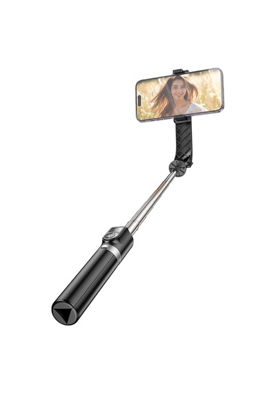 Hoco. K20 Bt 4.2 1m Broadcast Holder Selfie Çubuğu - Siyah