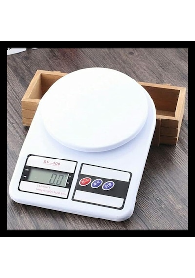 Lcd Ekranlı Dijital Hassas Mutfak Terazisi 10 Kg Kapasiteli, 1 G Hassasiyetli Elektronik Tartı
