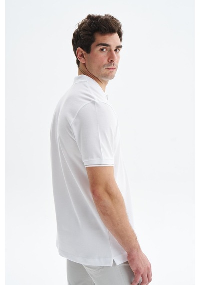 AR-MA Arma Erkek Regular Fit Basic % 100 Pamuk Pike Fermuarlı Polo Yaka Tişört Y29374354002 Beyaz AR-MA Arma Erkek Regular Fit Basic % 100 Pamuk Pike Fermuarlı Polo Yaka Tişört Y29374354002 Beyaz