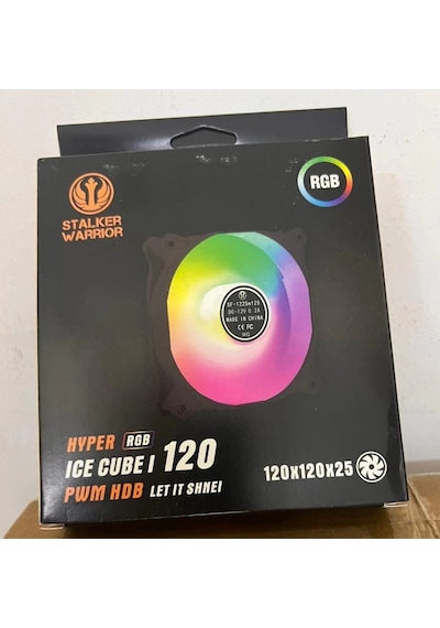 Rgb Işıklı 120mm Kasa Fanı - Yüksek Performans, Sessiz Çalışma 1 Adet