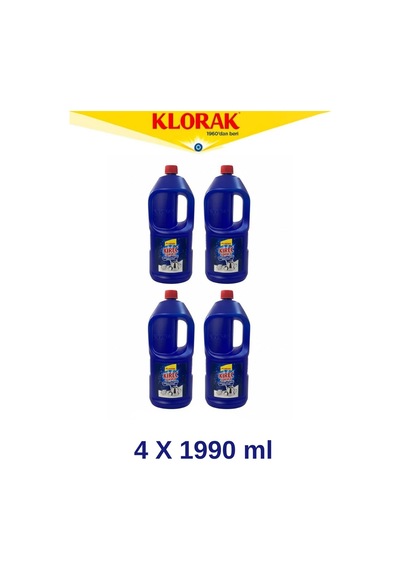 Klorak 4 Adet 1990 Ml Kireç Sökücü 4'lü Set