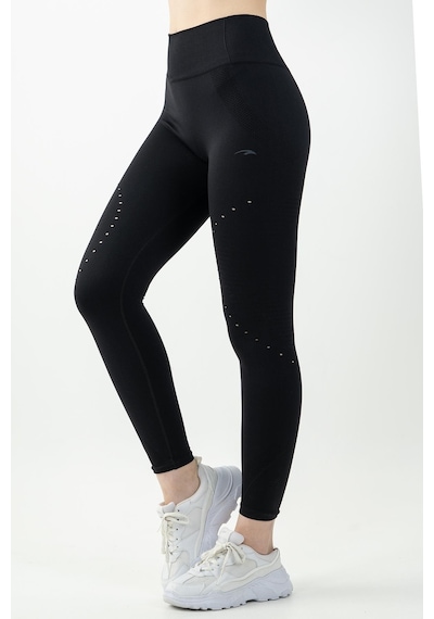 Maraton Active Slimfit Kadın Koşu Siyah Tayt 812118-siyah