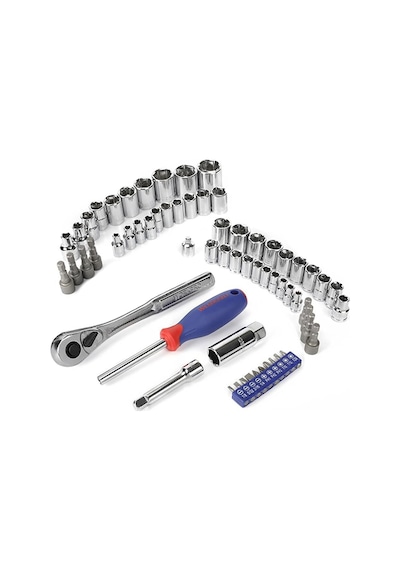 Workpro Wp202566 1/4 3/8 Metrik/inç 63 Parça Cr-v Profesyonel Lokma Takımı Fr Wp202566