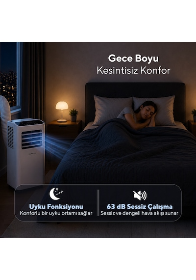 Kumtel Kusunoki KMPAC-7 7.000 Btu Taşınabilir Portatif Klima