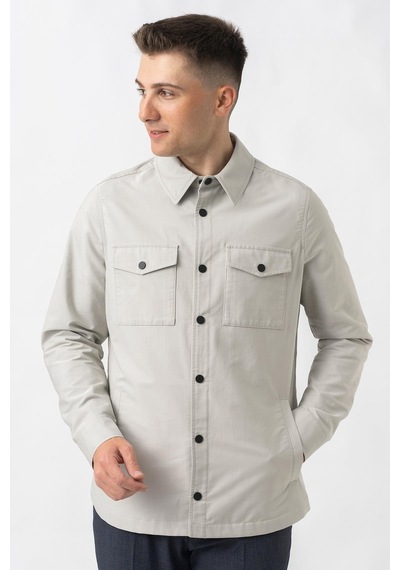 White Stone Aarberg 5814 Mevsimlik Slim Fit Pamuklu Mont - Taş