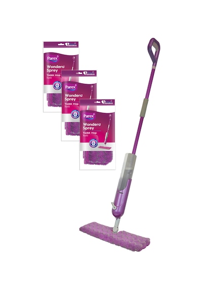 Wondero Sprey Mop + 3 Adet Yedek Mop Avantaj Paketi