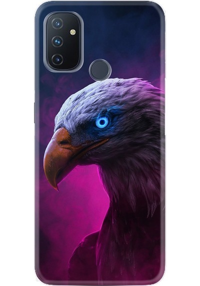 Oneplus Nord N10 Kilif Silikon Desen Kartal 1622 523555361