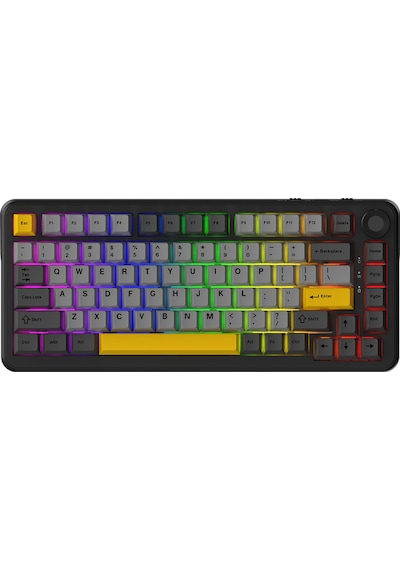 Ak820 Max Plus-hot-swap-dinamik Rgb Mekanik Oyun Klavyesi Day Dream Switch - Siyah
