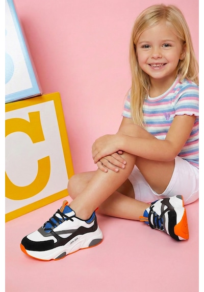 Dark Seer Kids Ds K 1838 Sneaker 2025 Kız Çocuk Beyaz-mavi