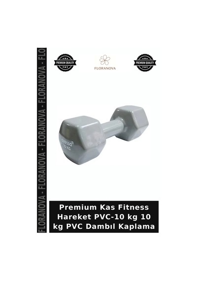 Premium Kas Fitness Hareket Pvc-10 Kg 10 Kg Pvc Dambıl Kaplama