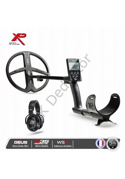 Xp Deus Rc Ana Üniteli 28 Cm X35 Başlıklı Ws5 Kablosuz Kulaklıklı Metal Dedektörü