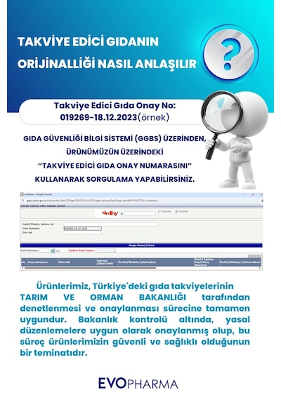 Evo Pharma Vitamin B12 İçeren Takviye Edici Gıda 30 Tablet