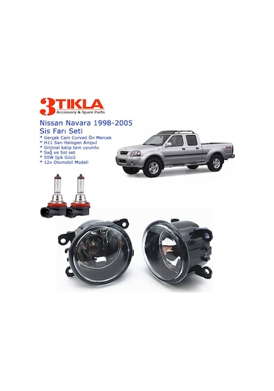 Nissan Navara 2000 Sis Farı Set Oem: 8200074008